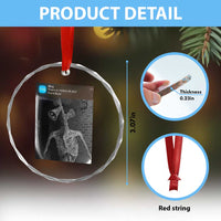 Funny Siren Head Crystal Glass Ornament Ring with Motion Meme TS10