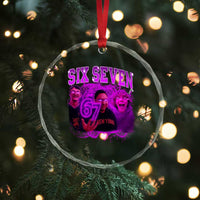Funny Six Seven 6 7 Meme Crystal Glass Ornament The Mason 67 Kid Bootleg Gen Alpha Slang - Wonder Print Shop