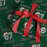 Funny Six Seven 6 7 Meme Ugly Christmas Wrapping Paper Roll Gen Alpha Slang - Wonder Print Shop