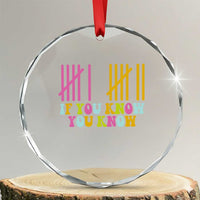 Funny Six Seven 6 7 Teen Slang Crystal Glass Ornament If You Know You Know Viral Meme - Wonder Print Shop