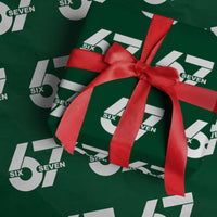 Funny Six Seven 67 Meme Wrapping Paper Roll Bold Graphic - Wonder Print Shop