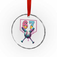 Funny Six Seven Baseball Drip Crystal Glass Ornament Number 67 Meme Drippy Bats - Wonder Print Shop