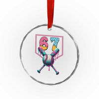 Funny Six Seven Baseball Drip Crystal Glass Ornament Number 67 Meme Drippy Bats TS02