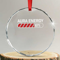 Funny Six Seven Crystal Glass Ornament Aura Energy at 67 Meme Gen Alpha Slang TS10