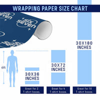 Funny Six Seven Wrapping Paper Roll Cool 67 Meme Y2K Gen Alpha Slang - Wonder Print Shop