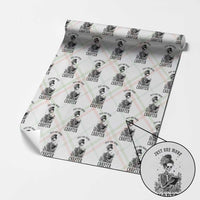 Funny Skeleton Book Lover Wrapping Paper Roll Just One More Chapter