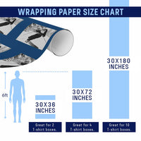 Funny Skiing Nun Graphics Photo Skier Winter Sport Wrapping Paper Roll - Wonder Print Shop