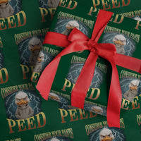 Funny Smoking Goose Meme Wrapping Paper Roll Consider Your Pants Peed - Wonder Print Shop