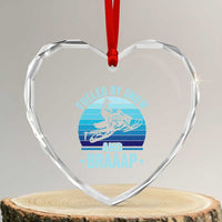 Funny Snowmobile Heart Crystal Glass Ornament Fueled By Snow And Braaap Winter Sports - Wonder Print Shop