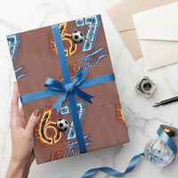 Funny Soccer Lover Wrapping Paper Roll Six Seven Meme Trending Gift