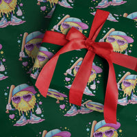 Funny Softball Drip Wrapping Paper Roll Ice Cream Sprinkles Softball Girls Kid