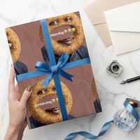 Funny Sonion Ring Cursed Meme Graphic Wrapping Paper Roll Surreal Deep Fried Onion Ring Joke