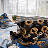 Funny Sonion Ring Cursed Meme Graphic Wrapping Paper Roll Surreal Deep Fried Onion Ring Joke