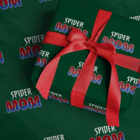 Funny Spider Mom Wrapping Paper Roll Son Birthday Party - Wonder Print Shop