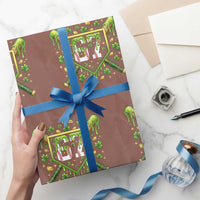 Funny St Patricks Day 67 Six Seven Baseball Ice Cream Drip Wrapping Paper Roll