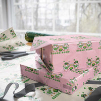 Funny St Patricks Day Goose Drinking Beer Wrapping Paper Roll Goose Bump