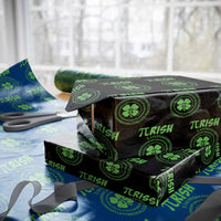 Funny St Patricks Day Pi Symbol Lover Wrapping Paper Roll Pirish 3,14 Pi Number Shamrock