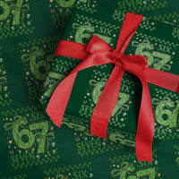 Funny St Patricks Day Wrapping Paper Roll Six Seven Meme Irish Gag Gift