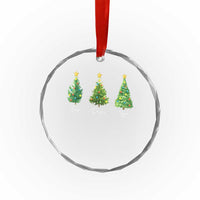 Funny Subtle FDT Resist Christmas Crystal Glass Ornament Fraser Douglass Trojan Xmas Tree - Wonder Print Shop