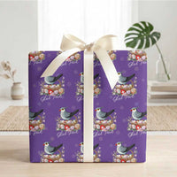 Funny Swedish Easter Day Wrapping Paper Roll Glad Pask Easter Eggs Cuckoo Bird