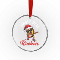 Funny Taco Christmas Crystal Glass Ornament Jingle Bell Rockin - Wonder Print Shop