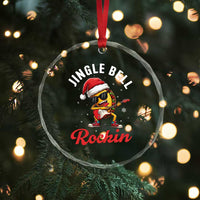 Funny Taco Christmas Crystal Glass Ornament Jingle Bell Rockin TS14