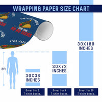 Funny Taco Christmas Wrapping Paper Roll I Am Just Here For The Ho Ho Tacos - Wonder Print Shop