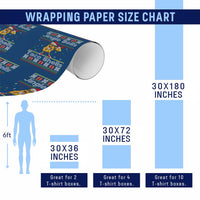 Funny Taco Christmas Wrapping Paper Roll Jigle Bells Taco Shells - Wonder Print Shop