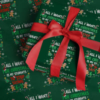 Funny Teacher Christmas 67 Wrapping Paper Roll My Students to Stop Saying 6-7 Six Seven - Wonder Print Shop