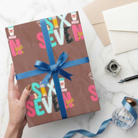 Funny Teacher Six Seven Wrapping Paper Roll 6 7 Meme - Wonder Print Shop