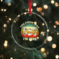 Funny Thanksgiving Deviled Eggs Crystal Glass Ornament You Know Why I Am Here Easter Day TS11