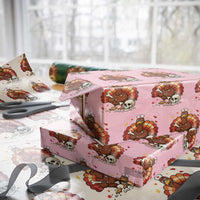 Funny Thanksgiving Nurse Turkey Wrapping Paper Roll Fall RN - Wonder Print Shop
