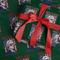 Funny Thomas Jefferson Wrapping Paper Roll Who Is Your Daddy