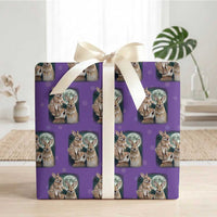 Funny Three Bunny Moon Humorous Rabbit Meme Wrapping Paper Roll