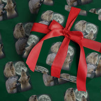 Funny Three Groundhog Moon Groundhog Day Meme Wrapping Paper Roll - Wonder Print Shop