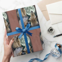 Funny Three Groundhog Moon Groundhog Day Meme Wrapping Paper Roll - Wonder Print Shop