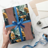 Funny Three Hamster Deadlift Gym Rat Moon Training Weightlifting Meme Wrapping Paper Roll - Wonder Print Shop