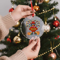 Funny Turkey Ice Hockey Gift Crystal Glass Ornament Thankful For Hockey TS12