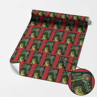 Funny UFO Alien Cat Selfie Wrapping Paper Roll Retro Space Sci-Fi Cat Pilot - Wonder Print Shop