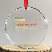 Funny Uncle Crystal Glass Ornament Best Funny Uncle Fathers Day TS10