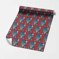 Funny Van Gogh Cat in Starry Night Wrapping Paper Roll - Wonder Print Shop