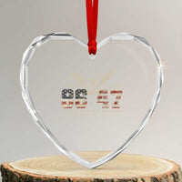 Funny Vintage 86 47 Heart Crystal Glass Ornament Eagle Vintage American Flag - Wonder Print Shop