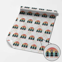 Funny Vintage Black Cat Introvert Wrapping Paper Roll Rock Paper Scissors Paw