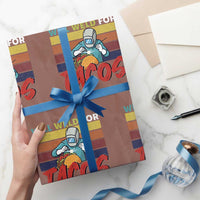 Funny Welding Wrapping Paper Roll Will Weld For Tacos - Wonder Print Shop