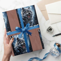 Funny Werewolf Meme Unhinged Wrapping Paper Roll I Got That Dog In Me
