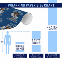 Funny Whatever Life Throws At You Duck And Let It Hit Someone Else Wrapping Paper Roll - Wonder Print Shop