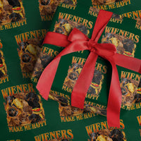 Funny Wiener Dog Wrapping Paper Roll Vintage Bootleg Gift For Dachshund Lover - Wonder Print Shop