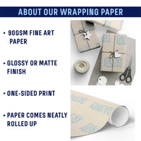 Funny Wife Wrapping Paper Roll That Sounds Like My Husbands Problem
