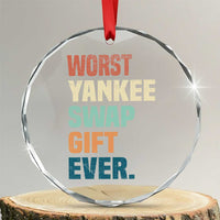Funny Worst Yankee Swap Gift Ever Crystal Glass Ornament Christmas Gift Exchange Game - Wonder Print Shop