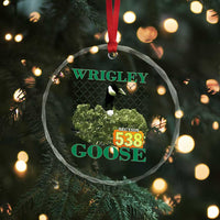 Funny Wrigley Goose Crystal Glass Ornament Section 538 Chicago TS02